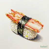 かにかま天ぷら(塩・甘たれ)(1貫)