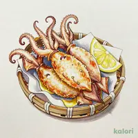 イカげそ揚げ