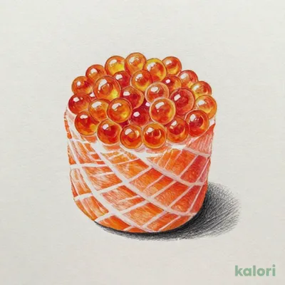 サーモン親子巻（1貫）