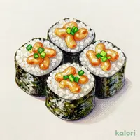 大人の納豆巻(わさびとねぎ入り)