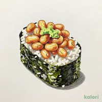 大人の納豆巻（わさび入り）
