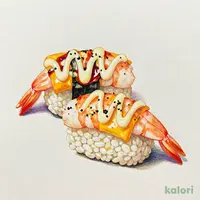 炙りえびチーズマヨ(1貫)