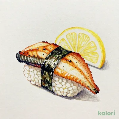 炙りえんがわ塩レモン（1貫）