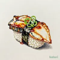 炙りえんがわ焦がし醤油（1貫）