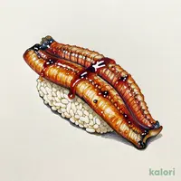 炙り焼き天然大穴子（一貫）