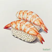 蒸しえび（1貫）