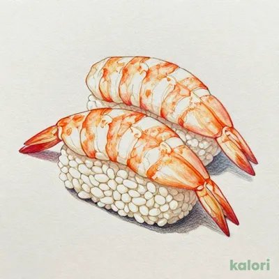 蒸しえび（1貫）