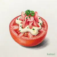 ガリマヨ冷やしトマト
