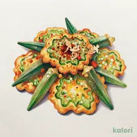 ゴーヤとオクラの夏野菜フリット