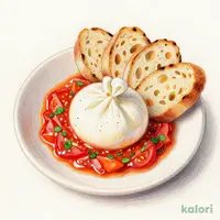 ブラータのスパイシーアヒージョ