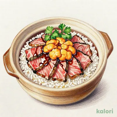 和牛イチボとウニの土鍋ご飯
