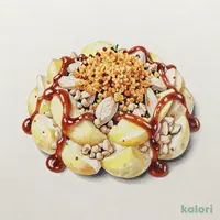 地鶏そぼろの香ばしポテサラ