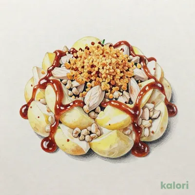 地鶏そぼろの香ばしポテサラ