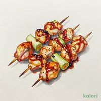 地鶏ねぎま〈タレ焼き〉