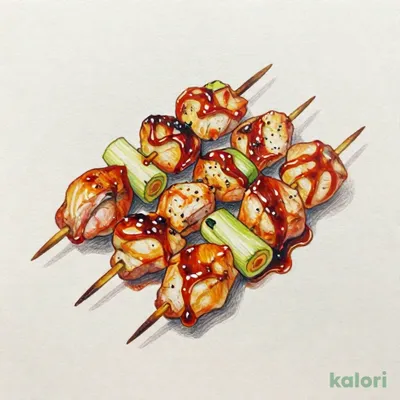 地鶏ねぎま〈タレ焼き〉