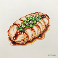 地鶏むねみたたき 日向夏ポン酢