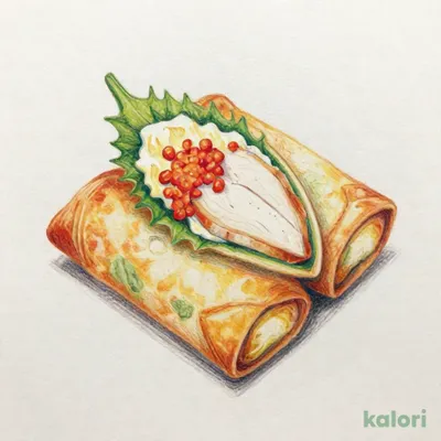 地鶏明太チーズ春巻き