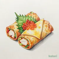 地鶏明太春巻き
