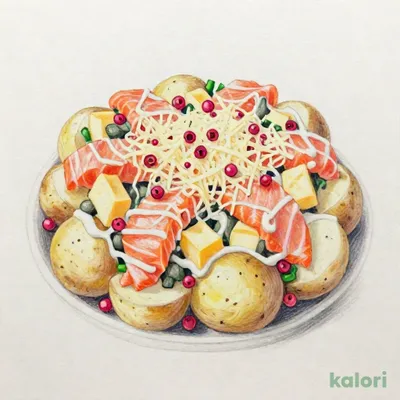 燻製鮭のポテトサラダ