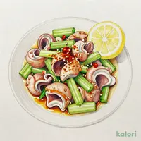 砂肝とセロリの香味和え