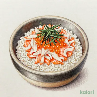 蟹といくらの土鍋ご飯