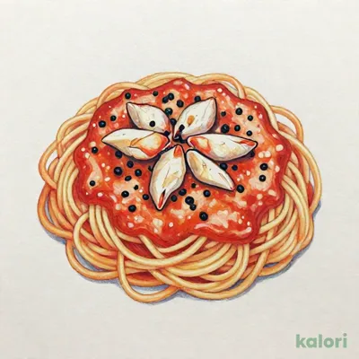 蟹トマトクリームパスタ