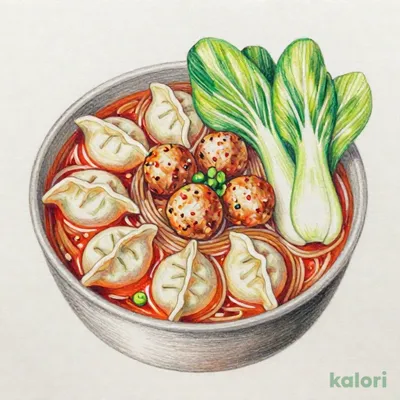 麻辣湯炊き餃子
