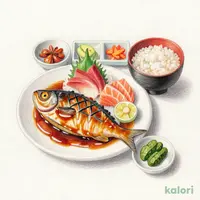 煮魚とお刺身御膳