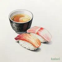 特選寿司（味噌汁付き）