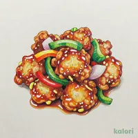 鶏の唐揚げ香味ソース