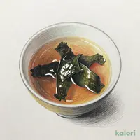 ばらのりの味噌汁