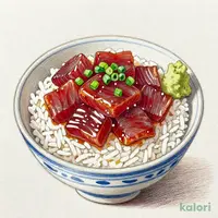 まぐろ漬け丼セット