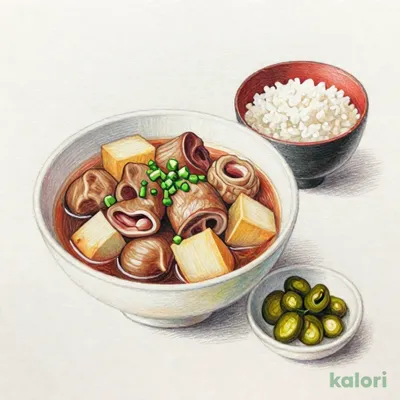 もつ煮込み定食