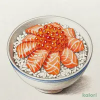 サーモンイクラ丼
