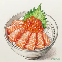 サーモン親子丼セット