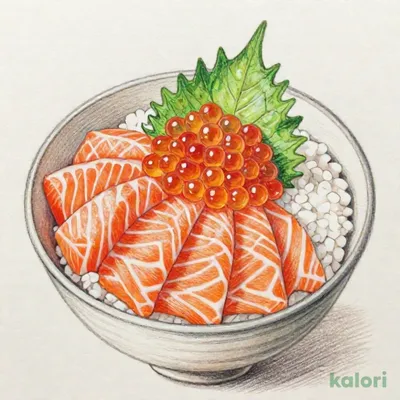 サーモン親子丼セット
