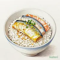 三種の山葵塩糀漬け丼