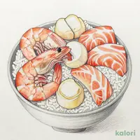 北海丼セット