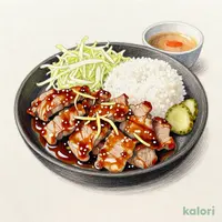 岩中ポークの鉄板生姜焼き定食