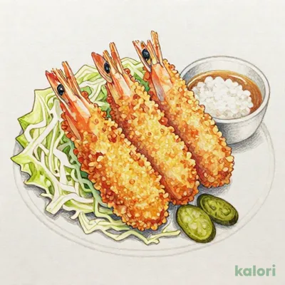 特大 海老フライ定食