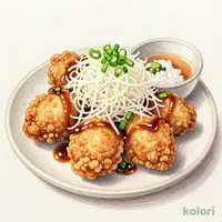 鶏唐揚おろしポン酢定食