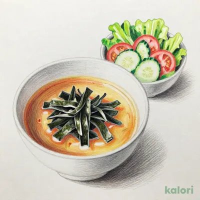 Bセット ばらのり味噌汁 野菜サラダ