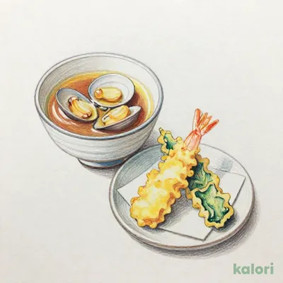 あさり味噌汁天ぷら盛合せ