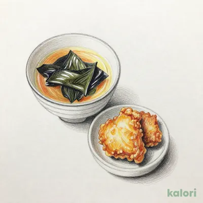 ばらのり味噌汁からあげ