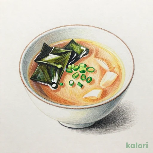 味噌汁 味噌汁 単品 35kcal — What's in It & Nutrition Facts | Tsukiji
