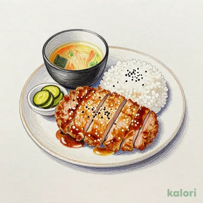 ごま味噌かつ定食