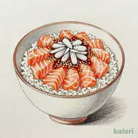 しらすと胡麻だれサーモン丼