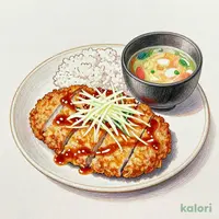 とんかつおろしポン酢定食