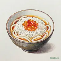 ねぎとろイクラ丼うどんセット