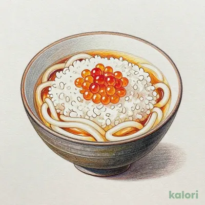 ねぎとろイクラ丼うどんセット